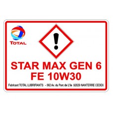 Autocollant Star Max Gen 6 